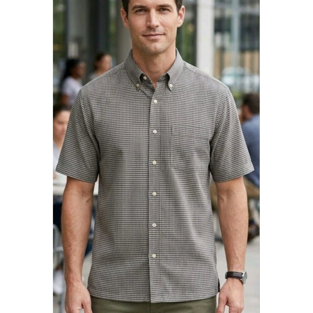 Vintage Cooper Jones Shirt XL 100% Linen Button Pocket Cowboy